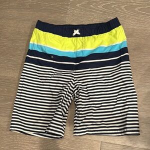 Kids Striped Swim Shorts